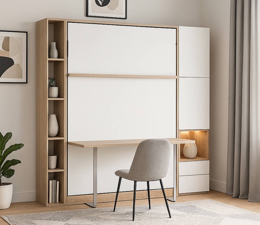 Royal Queen Wall Bed With Desk Royal Queen Wall Bed With Desk