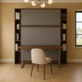 Royal Queen Wall Bed With Desk