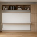 Spazio - Full Size Wall Bed with Desk