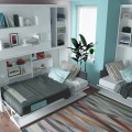 Parete Letto - Twin Wall Bed System with Desk