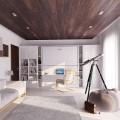 Pensiero Twin Wall Bunk Bed with Desk