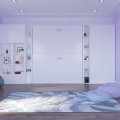 Pensiero Twin Wall Bunk Bed