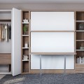 Royal Queen Wall Bed With Desk