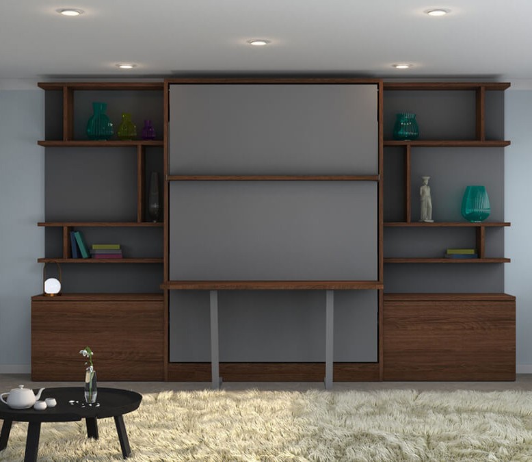 Royal Queen Wall Bed With Desk Royal Queen Wall Bed With Desk