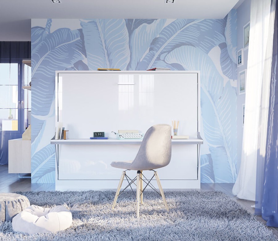 Spazio - Full Size Wall Bed with Desk Spazio - Full Size Wall Bed with Desk