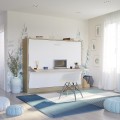 Spazio - Full Size Wall Bed with Desk