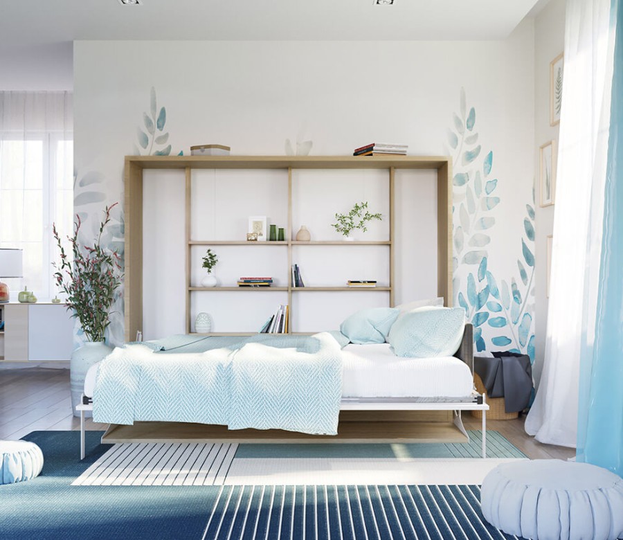 Spazio - Full Size Wall Bed with Desk Spazio - Full Size Wall Bed with Desk