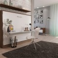 Spazio - Full Size Wall Bed with Desk