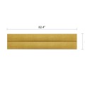 Royal Horizontal Queen Wall Upholstery 1/2 Royal Horizontal Queen Wall Upholstery 1/2