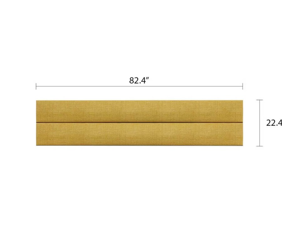 Royal Horizontal Queen Wall Upholstery 1/2 Royal Horizontal Queen Wall Upholstery 1/2