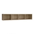 Open Horizontal Queen Bookshelf