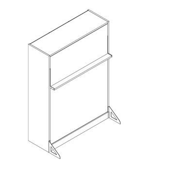 Royal collection Free Standing Wall Bed Support Kit