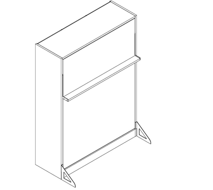 Royal collection Free Standing Wall Bed Support Kit Royal collection Free Standing Wall Bed Support Kit