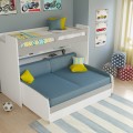 Full Mattress Cover 2 Cushions and 2 PC Side Pillows Set