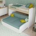 Full Mattress Cover 2 Cushions and 2 PC Side Pillows Set