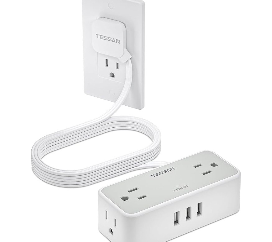 Ultra Thin Flat Plug Extension Cord 10 ft Ultra Thin Flat Plug Extension Cord 10 ft