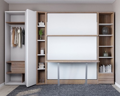 Royal Convertible Wardrobe with 2 Drawers