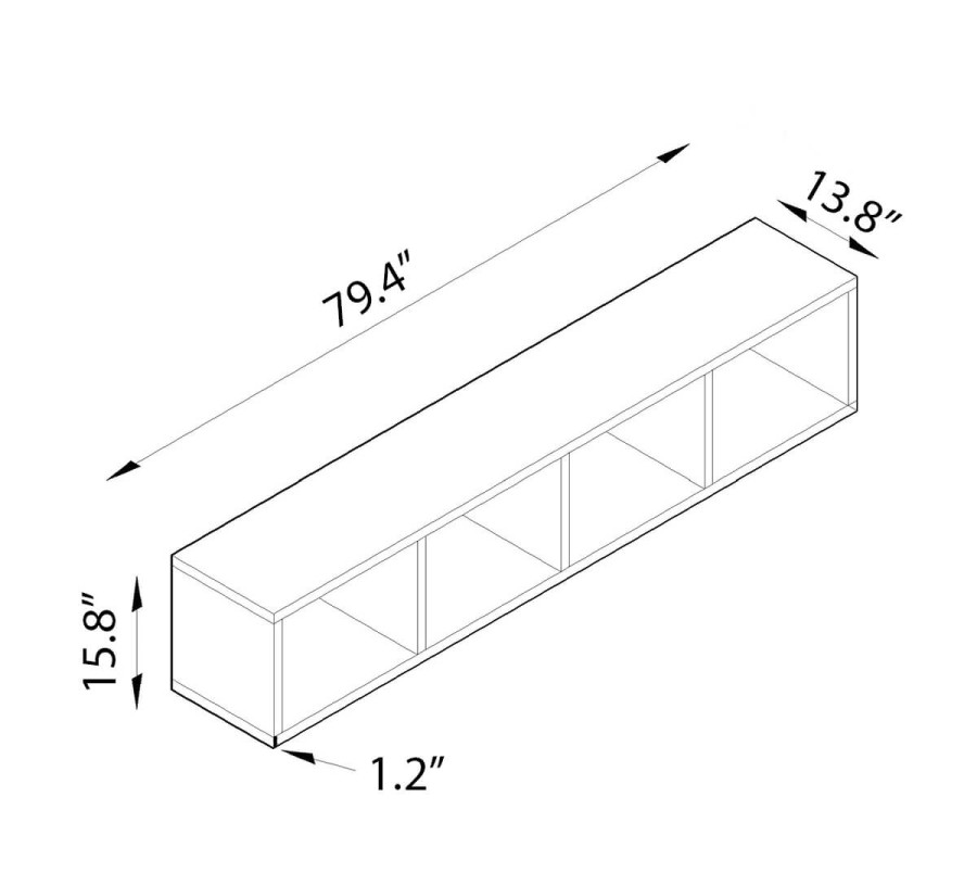 Open Horizontal Bookshelf Open Horizontal Bookshelf