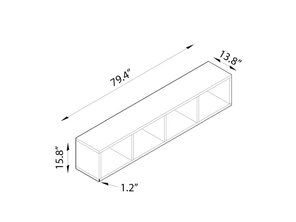 Open Horizontal Bookshelf Open Horizontal Bookshelf