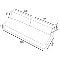 Full XL Mattress Cover and 2PC Cushion Set Full XL Mattress Cover and 2PC Cushion Set