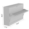 Spazio - Twin Size Wall Bed with Desk
