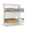 Pensiero Twin Wall Bunk Bed Pensiero Twin Wall Bunk Bed