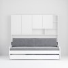 Eco Compact Twin/Twin XL Sofa Bed and Cabinets System Eco Compact Twin/Twin XL Sofa Bed and Cabinets System