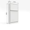 Royal Twin / Twin XL Wall Bed with Folding Table