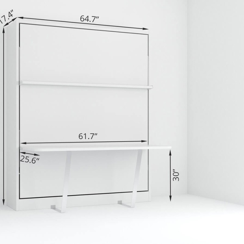 Royal Queen Wall Bed With Desk Royal Queen Wall Bed With Desk