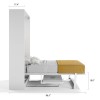 Royal Queen Wall Bed With Desk