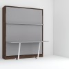 Royal Queen Wall Bed With Desk