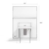 Royal Queen Wall Bed with Folding Table