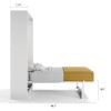 Royal Full / Full XL Wall Bed with Folding Table