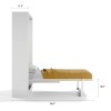 Royal Twin / Twin XL Wall Bed with Folding Table