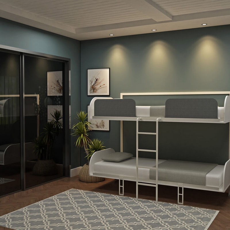Simple Bunk Twin/Twin XL Murphy Wall Bed Simple Bunk Twin/Twin XL Murphy Wall Bed