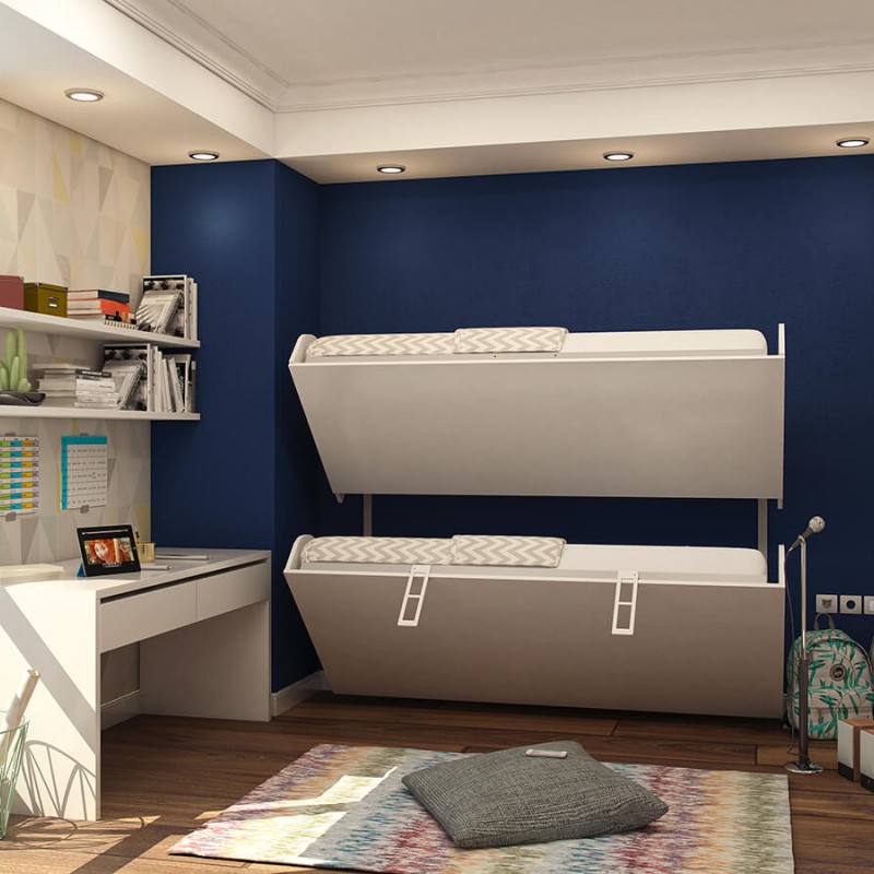 Simple Bunk Twin/Twin XL Murphy Wall Bed Simple Bunk Twin/Twin XL Murphy Wall Bed