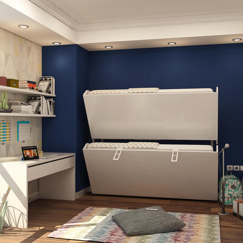 Simple Bunk Twin/Twin XL Murphy Wall Bed Simple Bunk Twin/Twin XL Murphy Wall Bed