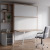Royal Queen Wall Bed With Desk