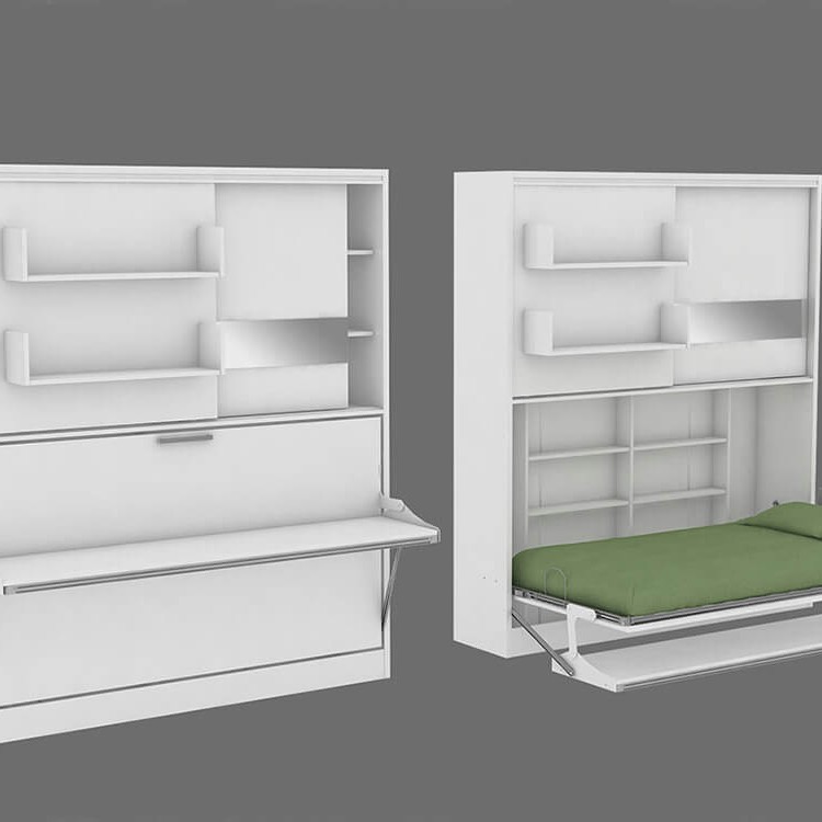Parete Letto - Twin Wall Bed System with Desk Parete Letto - Twin Wall Bed System with Desk