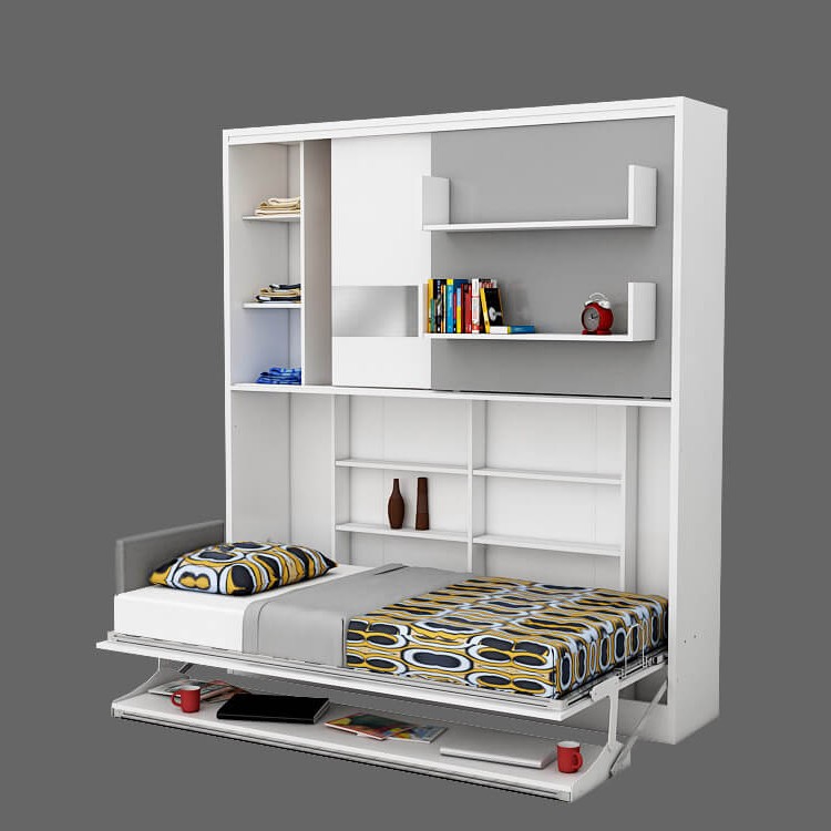 Parete Letto - Twin Wall Bed System with Desk Parete Letto - Twin Wall Bed System with Desk