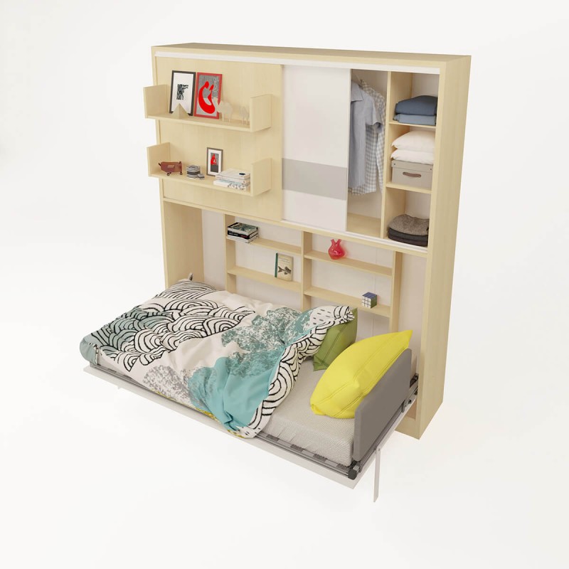 Parete Letto - Twin Wall Bed System with Desk Parete Letto - Twin Wall Bed System with Desk