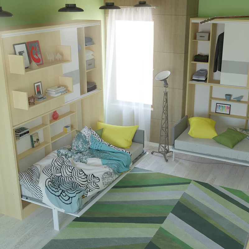 Parete Letto - Twin Wall Bed System Parete Letto - Twin Wall Bed System