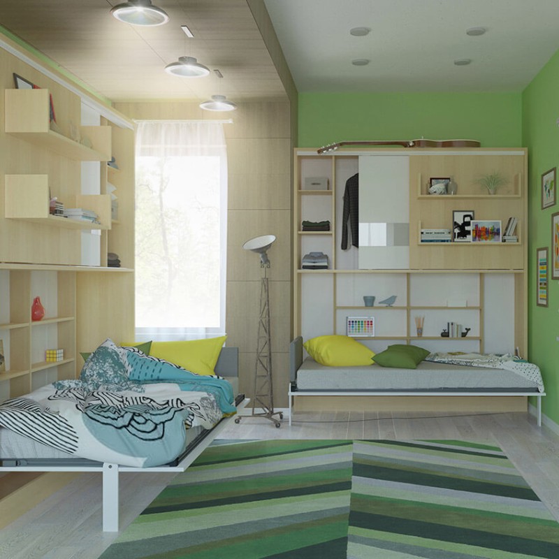 Parete Letto - Twin Wall Bed System Parete Letto - Twin Wall Bed System