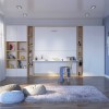 Pensiero Twin Wall Bunk Bed Pensiero Twin Wall Bunk Bed
