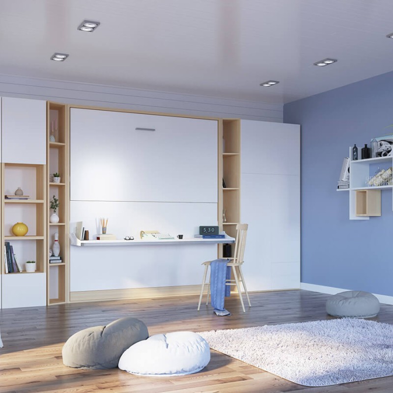 Pensiero Twin Wall Bunk Bed Pensiero Twin Wall Bunk Bed