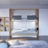 Pensiero Twin Wall Bunk Bed Pensiero Twin Wall Bunk Bed