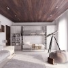 Pensiero Twin Wall Bunk Bed Pensiero Twin Wall Bunk Bed