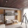 Pensiero Twin Wall Bunk Bed Pensiero Twin Wall Bunk Bed