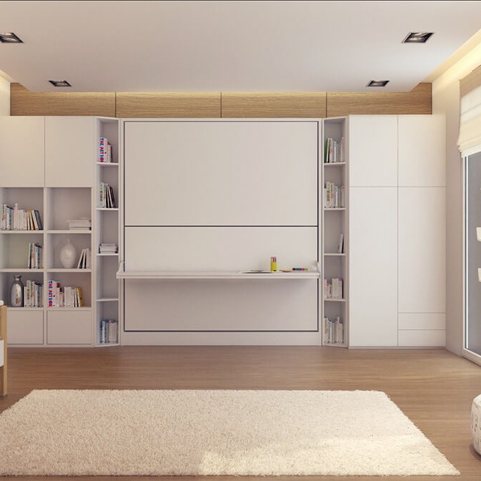 Pensiero Twin Wall Bunk Bed Pensiero Twin Wall Bunk Bed