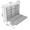 Spazio - Full Size Wall Bed